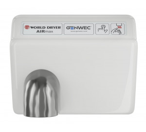 Model A hand dryer automatic steel white